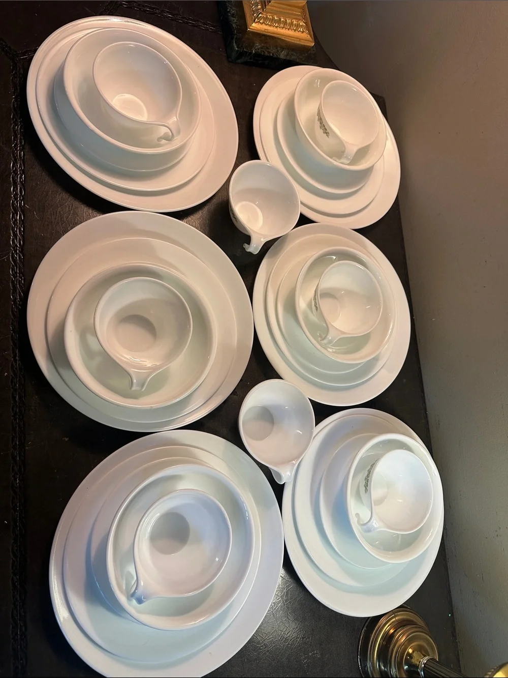 Vintage Corelle winter Frost white dinner set